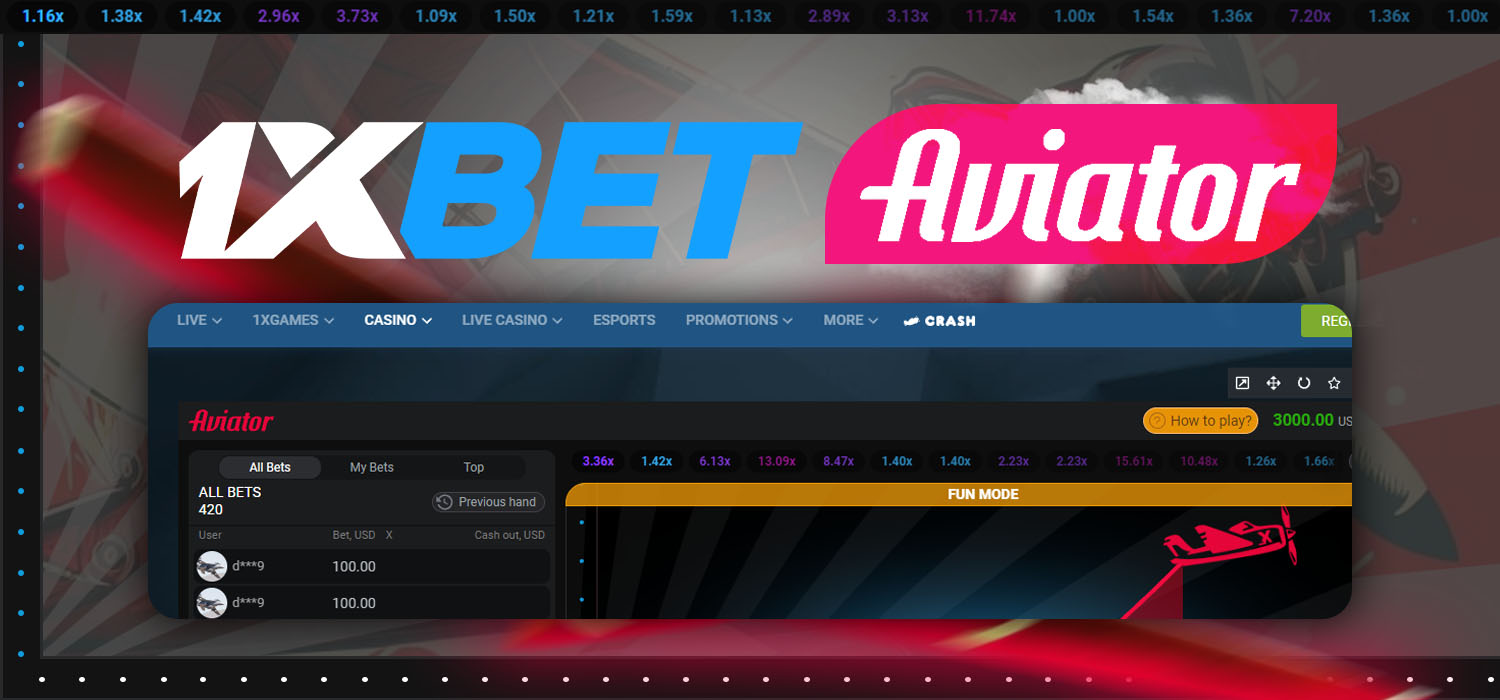 1xbet aviator game