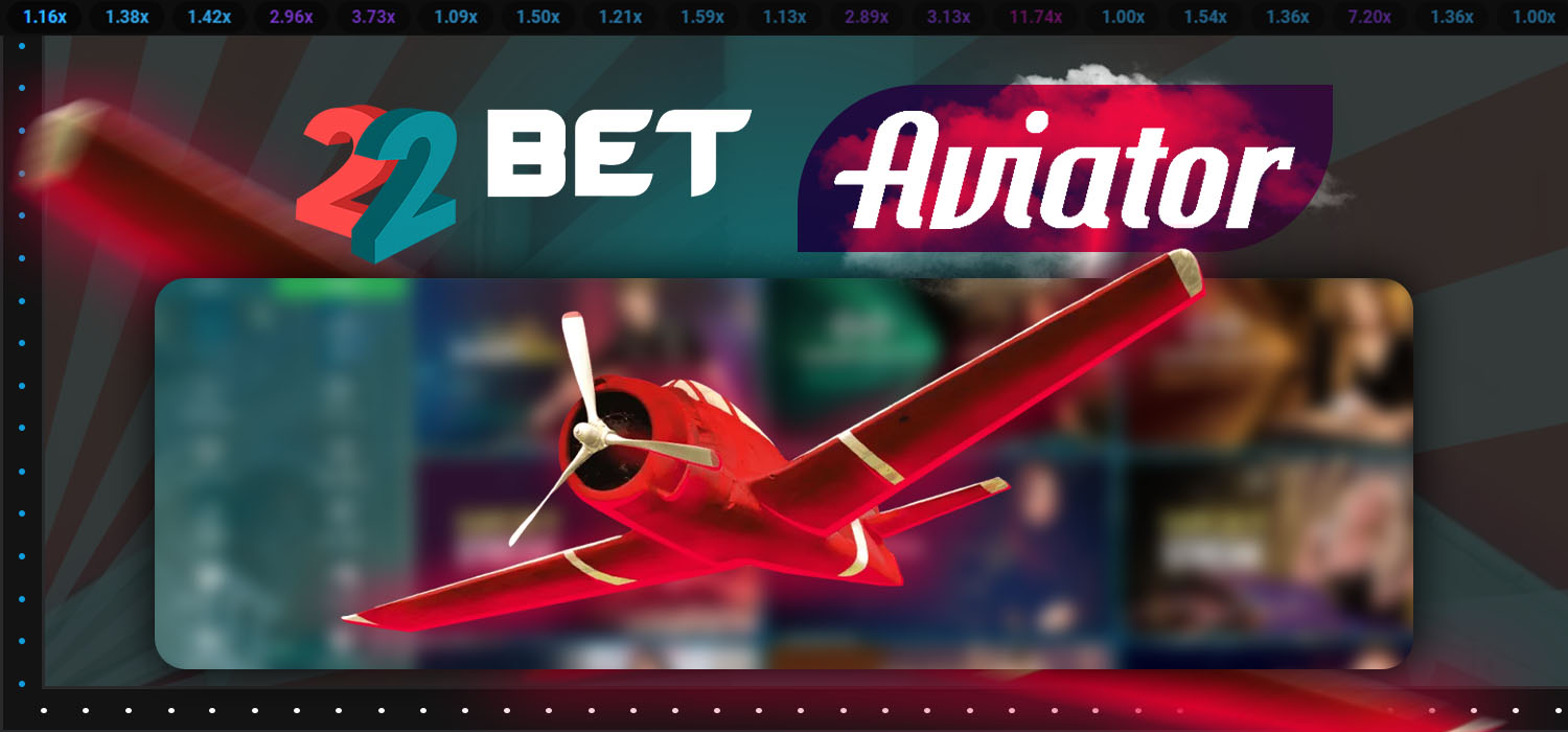 22bet aviator game