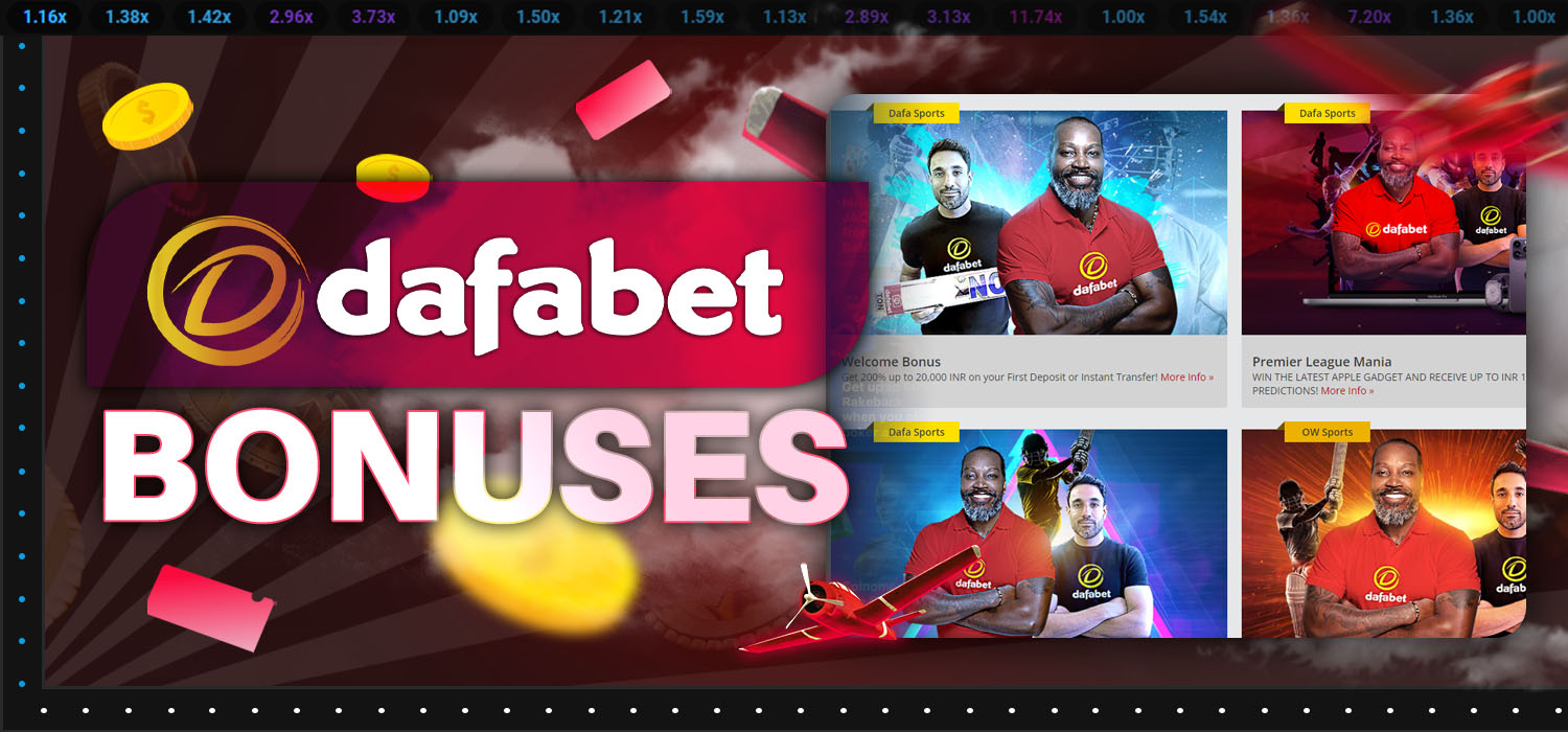 dafabet aviator bonuses