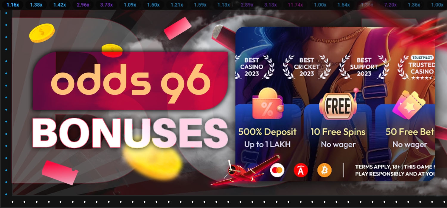 odds96 bonuses and promotions