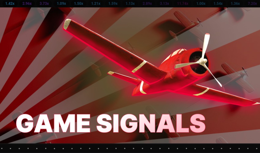 singals in Aviator game